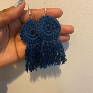 Handmade Crochet Tassel Earrings!